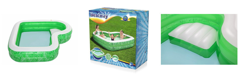 PROMO Basen dmuchany rośliny 54336 BESTWAY PROMO Basen dmuchany rośliny 54336 BESTWAY - obrazek 1