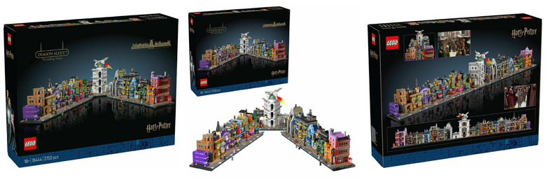 LEGO 76444 HARRY POTTER Magiczne sklepy na Ulicy Pokątnej p1 LEGO 76444 HARRY POTTER Magiczne sklepy na Ulicy Pokątnej p1 - obrazek 1