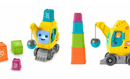 PROMO Fisher-Price Wesoły dźwig „Układaj i licz” HWY64 p2 MATTEL