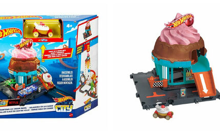 Hot Wheels City Rajdowa lodziarnia zestaw HTN77 MATTEL