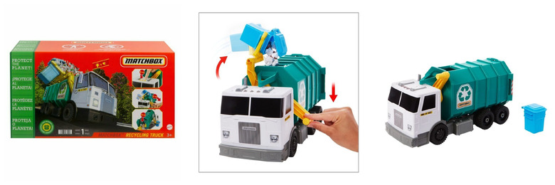 PROMO MEGA BLOKS Śmieciarka do recyklingu HHR64 p1 MATTEL PROMO MEGA BLOKS Śmieciarka do recyklingu HHR64 p1 MATTEL - obrazek 1