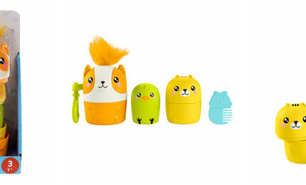 Fisher-Price Pets Zwierzaczki-składaczki Przenośna zabawka HXP17 MATTEL