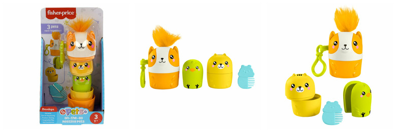 Fisher-Price Pets Zwierzaczki-składaczki Przenośna zabawka HXP17 MATTEL Fisher-Price Pets Zwierzaczki-składaczki Przenośna zabawka HXP17 MATTEL - obrazek 1