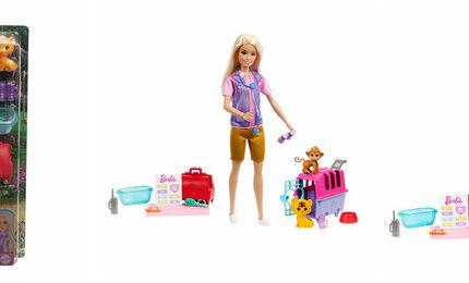 Lalka Barbie Ratowniczka zwierząt + akcesoria do opieki HRG50 MATTEL
