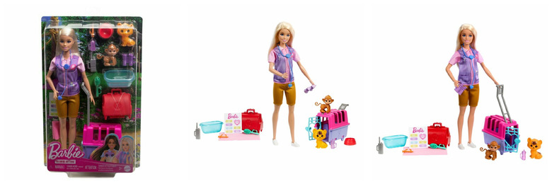Lalka Barbie Ratowniczka zwierząt + akcesoria do opieki HRG50 MATTEL Lalka Barbie Ratowniczka zwierząt + akcesoria do opieki HRG50 MATTEL - obrazek 1