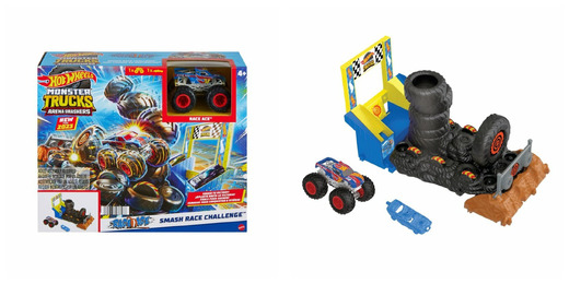 Hot Wheels MT Arena Smashers Zestaw RACE ACE HNB89 HNB87 MATTEL Hot Wheels MT Arena Smashers Zestaw RACE ACE HNB89 HNB87 MATTEL - obrazek 1