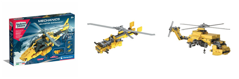 PROMO Clementoni Laboratorium mechaniki Helikopter ratowniczy 50687 p6 PROMO Clementoni Laboratorium mechaniki Helikopter ratowniczy 50687 p6 - obrazek 1
