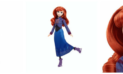 Disney Frozen Kraina Lodu Lalka księżniczka Anna Łyżwiarka JBG54 MATTEL