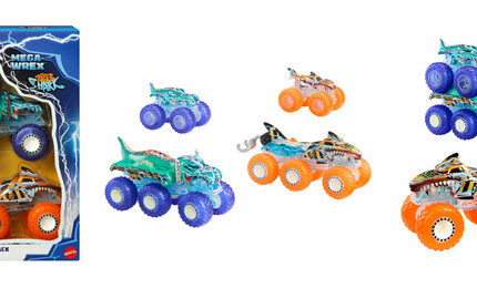 Hot Wheels Monster Trucks Power Smashers Zestaw pojazdów HYJ29 MATTEL