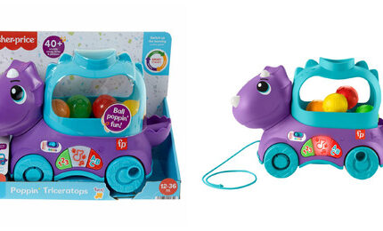 Fisher-Price Dinuś Podskakujące piłeczki HNR51 MATTEL