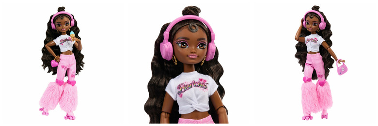 Lalka Barbie Dream Besties Brooklyn na wrotkach JFX97 MATTEL Lalka Barbie Dream Besties Brooklyn na wrotkach JFX97 MATTEL - obrazek 1