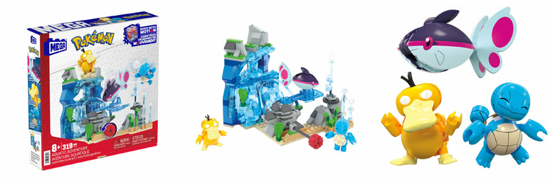 MEGA Pokemon Wodna przygoda zestaw klocków 319el HXF79 MATTEL MEGA Pokemon Wodna przygoda zestaw klocków 319el HXF79 MATTEL - obrazek 1