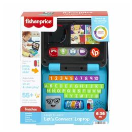 Fisher-Price Ucz się i Śmiej Edukacyjny Laptop Malucha Porozmawiajmy HHX33 MATTEL Fisher-Price Ucz się i Śmiej Edukacyjny Laptop Malucha Porozmawiajmy HHX33 MATTEL - obrazek 1