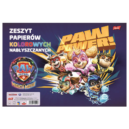 Zeszyt papierów kolorowych nabłyszczanych A4 10 kartek okładka kredowana PSI PATROL Zeszyt papierów kolorowych nabłyszczanych A4 10 kartek okładka kredowana PSI PATROL - obrazek 1