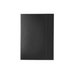 Teczka z gumką OFFICE PRODUCTS, karton, A4, 300gsm, 3-skrz., czarna