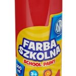 Farba szkolna Astra 500 ml - czerwona