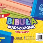 Bibuła marszczona ASTRAPAP 25*200 cm, MIX 10 kol. pastelowych, zestaw