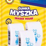 Gumka myszka ASTRA - 3 szt. blister