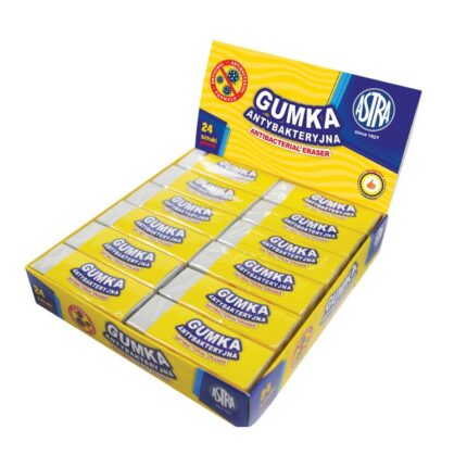Gumka antybakteryjna 60 x 20 x 11 mm Astra,