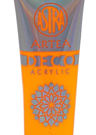 Farba akrylowa DECO ARTEA 75 ml tuba - Neonowy Pomarańczowy