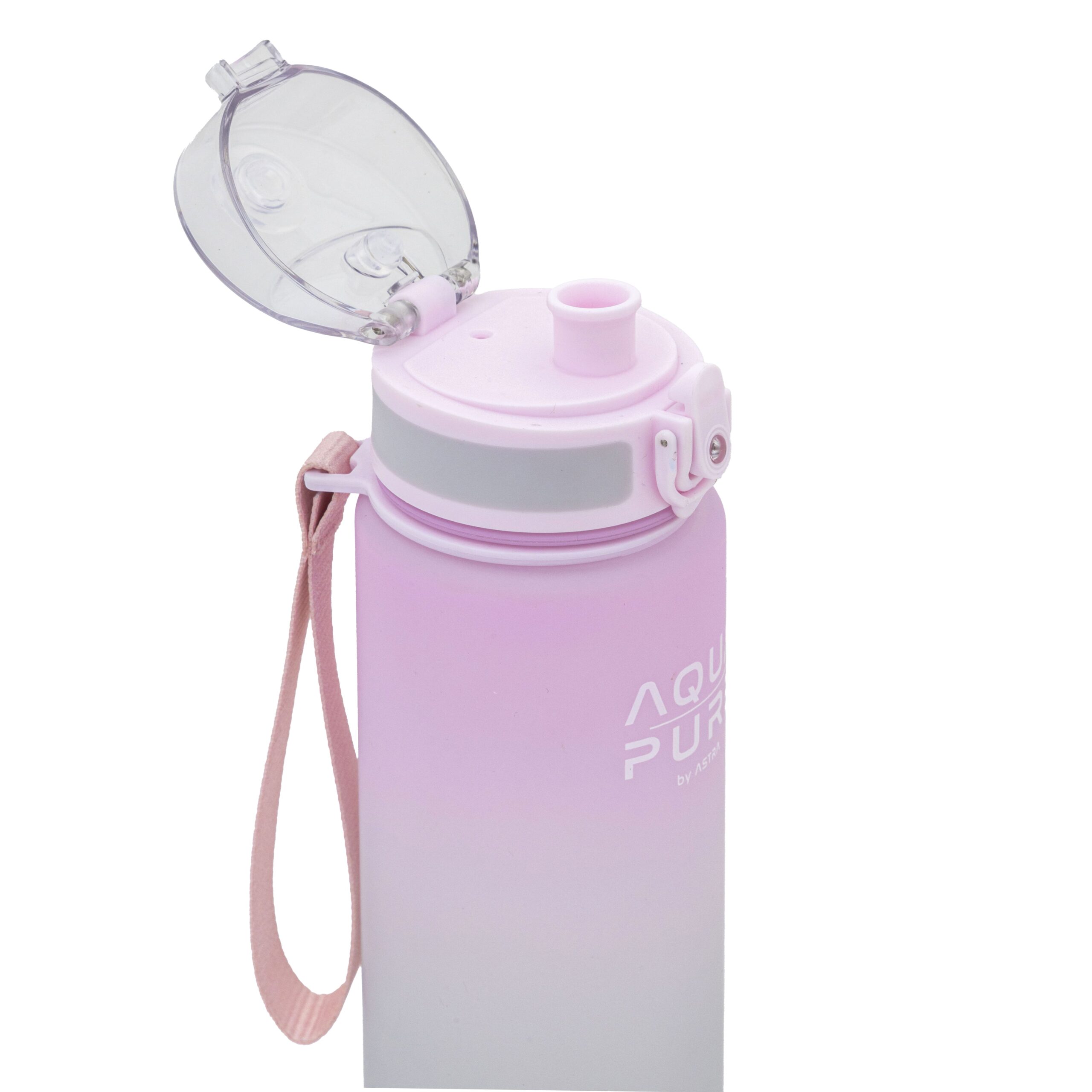 Bidon AQUA PURE by ASTRA 600 ml - pink/grey Bidon AQUA PURE by ASTRA 600 ml - pink/grey - obrazek 1