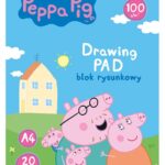 Blok rysunkowy PEPPA PIG A4 100g 20 ark