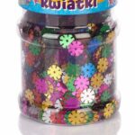 Confetti cekinowe kwiatki Creativo Astra 100g - mix kolorów