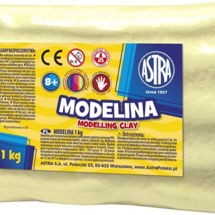 Modelina "cukiernicza zabawa" Astra 1 kg cytrynowa