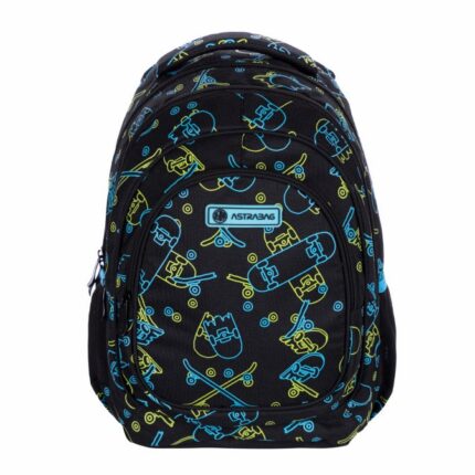 PLECAK ASTRABAG NEON EFFECT SKATE, AB330 DLA CHŁOPAKA KLASA 1 - 3