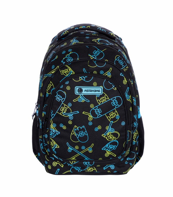 PLECAK ASTRABAG NEON EFFECT SKATE, AB330 DLA CHŁOPAKA KLASA 1 - 3 PLECAK ASTRABAG NEON EFFECT SKATE, AB330 DLA CHŁOPAKA KLASA 1 - 3 - obrazek 1