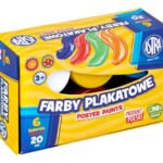 Farby plakatowe Astra 6 kol x 20 ml STANDARD BOX