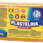 Plastelina Astra 1 kg pomarańczowa