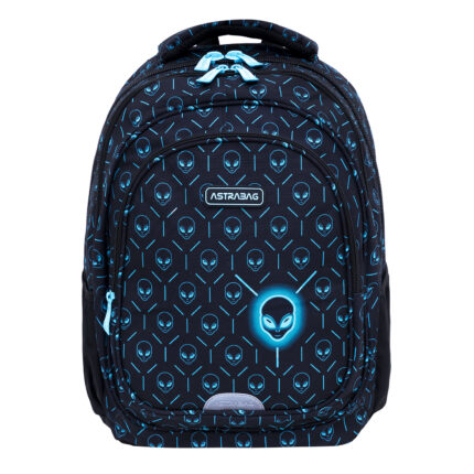 PLECAK ASTRABAG NEON UFO, AB300 DLA CHŁOPCA KLASA 4-8 DLA CHŁOPAKA KLASA 4 - 8