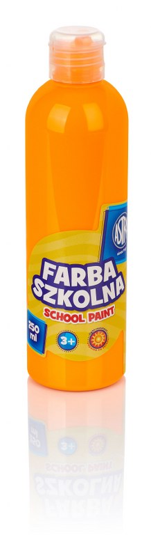Farba szkolna Astra 250 ml - fluorescencyjna pomarańczowa Farba szkolna Astra 250 ml - fluorescencyjna pomarańczowa - obrazek 1