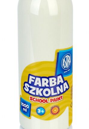 Farba szkolna Astra 1000 ml - biała