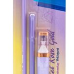Zestaw piśmienniczy pastelowy ASTRAPEN ROSE GOLD 3 el. - długopis żelowy + zakreślacz + ołówek - blister