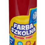 Farba szkolna Astra 500 ml - czerwona ciemna