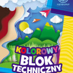Blok kolorowy barwiony w masie ASTRAPAP A3 170g 10 ark