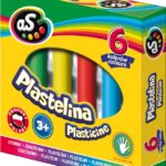 Plastelina AS 6 kolorów