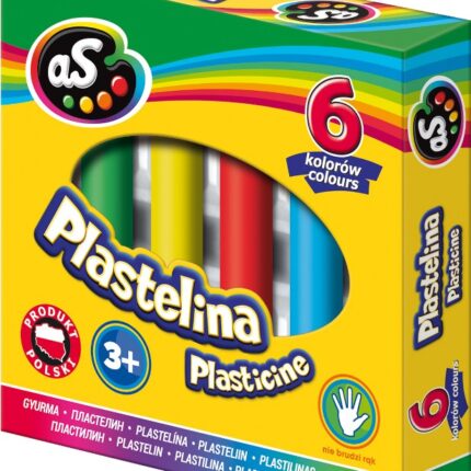 Plastelina AS 6 kolorów