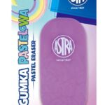 Gumka owalna pastelowa ASTRA PASTEL LINE - 1 szt. blister
