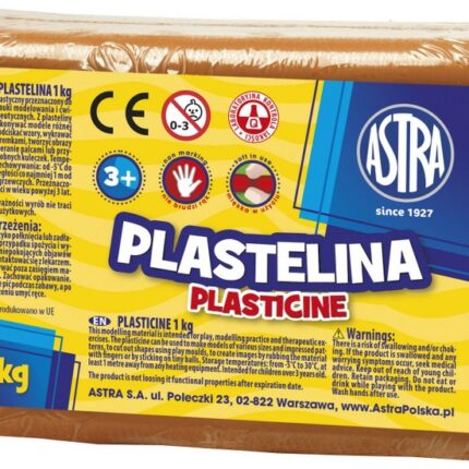 Plastelina Astra 1 kg terakota