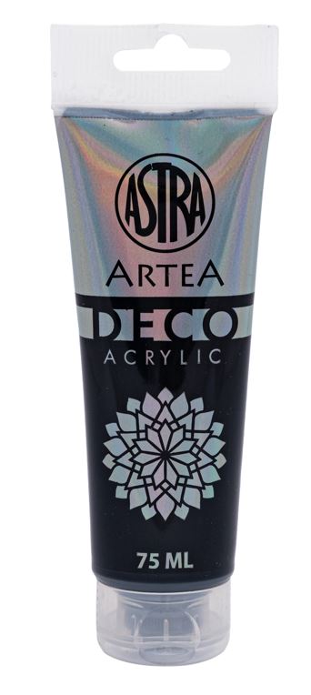 Farba akrylowa DECO ARTEA 75 ml tuba - Czarny Farba akrylowa DECO ARTEA 75 ml tuba - Czarny - obrazek 1