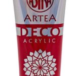 Farba akrylowa DECO ARTEA 75 ml tuba - Głęboka czerwień