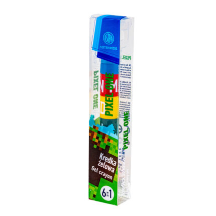 Kredka żelowa przekładana 6w1 ASTRAKIDS PIXEL ONE - 1 szt. PET box