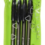 Długopis ze skuwką 0,7 mm ZENITH HANDY czarny - 4 szt. opp bag