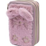 Piórnik JUMBO potrójny z wyposażeniem ASTRABAG FLUFFY KITTY, AC31