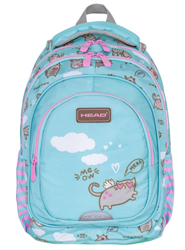 PLECAK HEAD MEOW, AB330 DLA DZIEWCZYNKI KLASA 1 - 3 PLECAK HEAD MEOW, AB330 DLA DZIEWCZYNKI KLASA 1 - 3 - obrazek 1