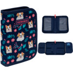 Piórnik pojedynczy dwuklapkowy bez wyposażenia ASTRABAG DEAR PUPPY, AC1