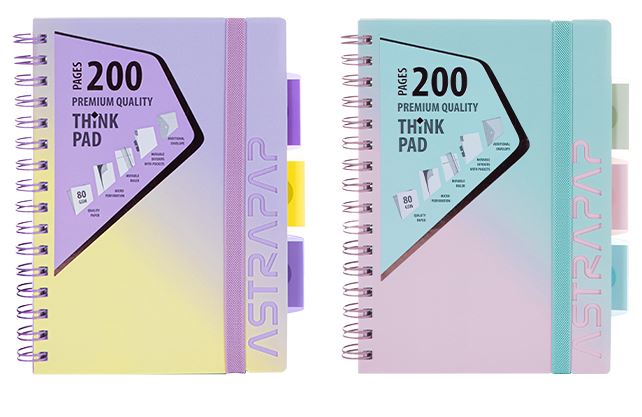 Kołozeszyt PP ASTRAPAP Ombre Pastel A5 - mix kołorów Kołozeszyt PP ASTRAPAP Ombre Pastel A5 - mix kołorów - obrazek 1